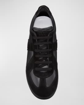 Men's Replica Leather Suede Low-Top Sneakers
