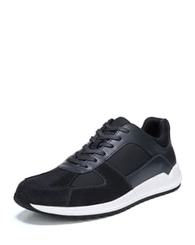 Men s Griffin Leather Trim Canvas Sneakers