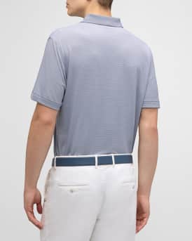 Men's Jubilee Stripe Stretch-Jersey Polo Shirt