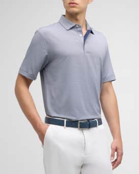 Men's Jubilee Stripe Stretch-Jersey Polo Shirt