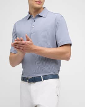Men's Jubilee Stripe Stretch-Jersey Polo Shirt