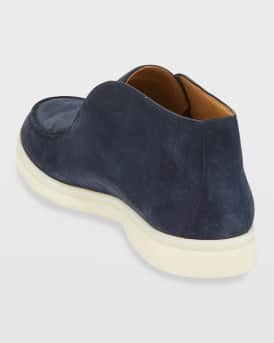 Open Walk Suede Booties