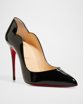Hot Chick 100 Patent Red Sole High-Heel Pumps