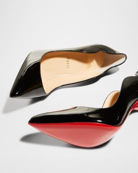 Hot Chick 100 Patent Red Sole High-Heel Pumps