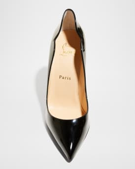 Hot Chick 100 Patent Red Sole High-Heel Pumps