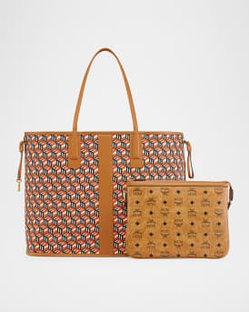 Liz Large Reversible Visetos Shopper Tote Bag