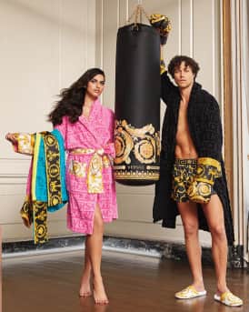 Unisex Barocco Sleeve Robe