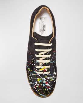 Men's Replica Paint-Splatter Sneakers