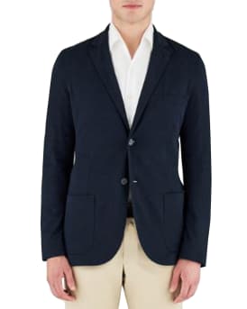 Loro Piana Men s Pique Jersey Sweater Jacket Neiman Marcus