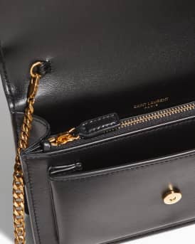 Sunset Medium YSL Top-Handle Crossbody Bag in Smooth Leather