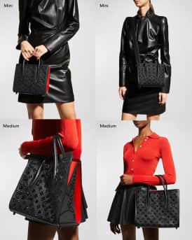 Paloma Medium Top Handle in Loubinthesky Leather