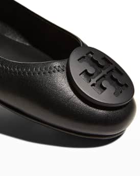 Minnie Travel Leather Ballet Flats