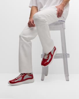 Men's America's Cup Patent Leather Sneakers