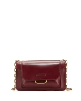 Isabel Marant Skamy Leather Flap Crossbody Bag Neiman Marcus