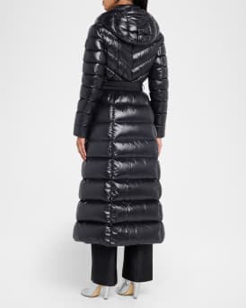 Calina Zip-Front A-Line Down Coat