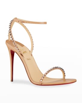 So Me Spike Red Sole Sandals