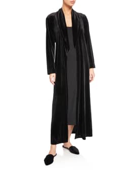 Natalie Long Velvet Robe