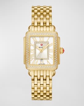Deco Madison Mid Diamond Watch, Gold