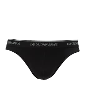 Emporio Armani Men's Logo-Print Microfiber Thong | Neiman Marcus
