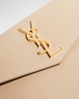Uptown YSL Pouch in Grained Leather