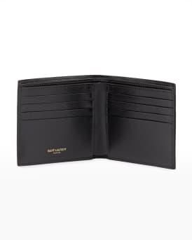 Men's YSL East-West Logo Bi-Fold Wallet
