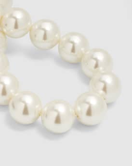 Large Pearl Strand Necklace