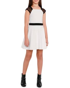 Sally Miller The York Mesh Trim Dress Size S XL Neiman Marcus