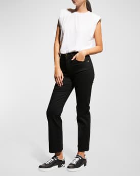 Leather Logo Low-Top Sneakers