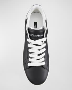 Leather Logo Low-Top Sneakers
