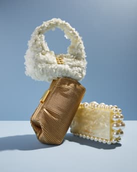 Eos Pearly Acrylic Clutch Bag
