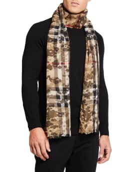 Burberry mens silk scarf hotsell