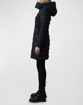 Farren Detachable-Hood Lightweight Down Coat