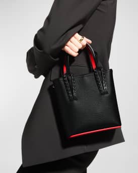 Cabata N/S Mini Tote in Grained Leather
