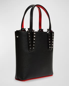 Cabata N/S Mini Tote in Grained Leather