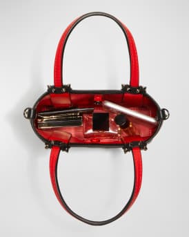 Cabata N/S Mini Tote in Grained Leather