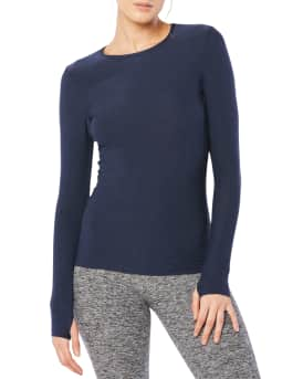 Beyond Yoga Classic Crew Pullover w/ Thumbholes