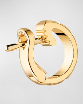 Quatre 18K Yellow Gold Single Clip Earring