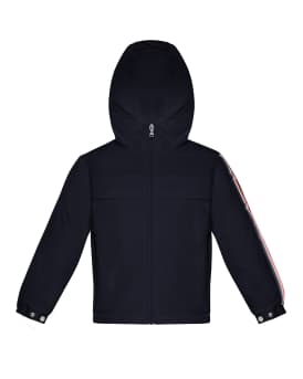 Moncler striped hooded jacket top