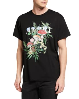 Amiri Psychedelic Plant Graphic Print Shirt for Men