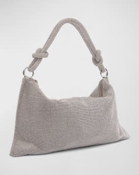 Hera Knotted Rhinestone Mini Shoulder Bag
