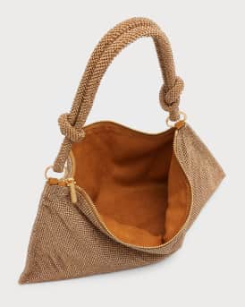 Hera Knotted Rhinestone Mini Shoulder Bag