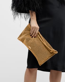 Hera Knotted Rhinestone Mini Shoulder Bag