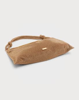 Hera Knotted Rhinestone Mini Shoulder Bag