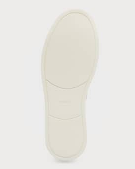 Men's Triple Stitch Deerskin Leather Sneakers