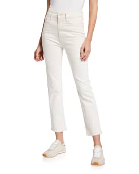 MOTHER High Waist Rider Ankle Jeans