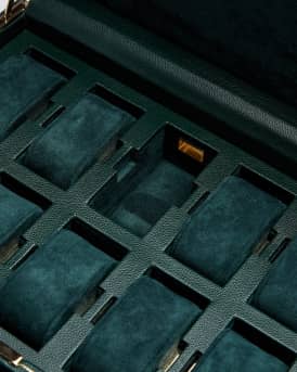 British Racing 10-Piece Watch Box with Drawer