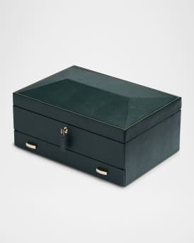 British Racing 10-Piece Watch Box with Drawer