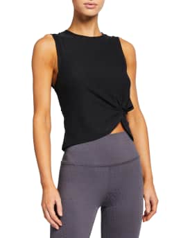 Beyond Yoga Front-Twist Muscle Tank Top
