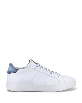 Men's Part Bicolor Leather Low-Top Sneakers