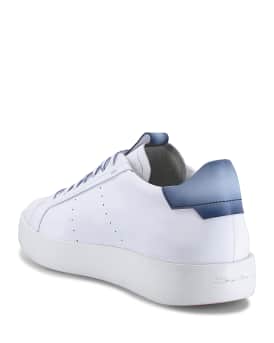 Men's Part Bicolor Leather Low-Top Sneakers